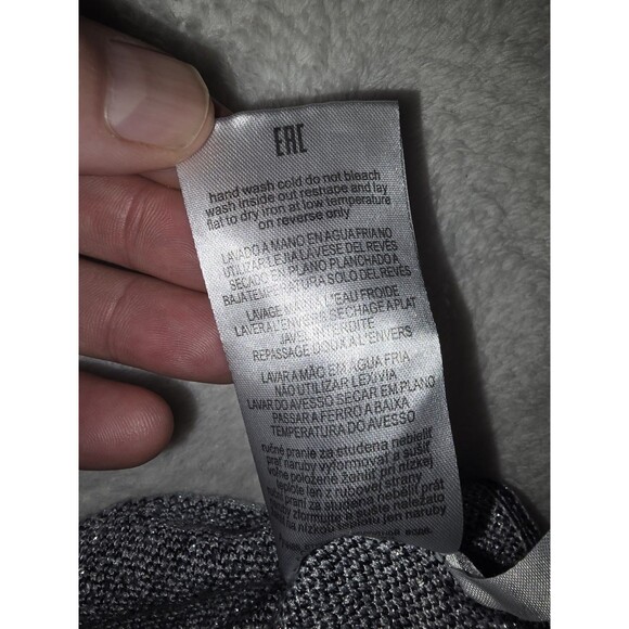 Leo & Ugo Sweater Knit Paris Tiger sparkle Soft V-neck Fairy women S 4 $321 - Picture 16 of 16